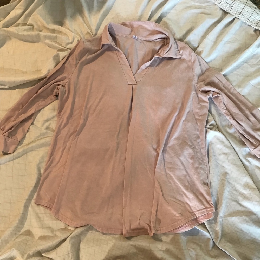 Long sleeve knit shirt